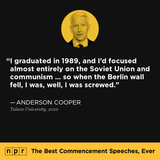 The Best Commencement Speeches, Ever : NPR