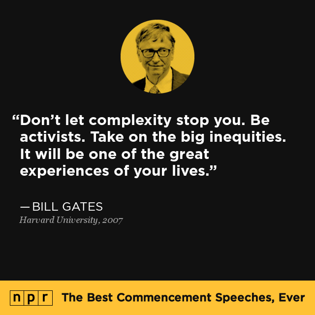 Bill Gates at Harvard University, June 7, 2007 : The Best 