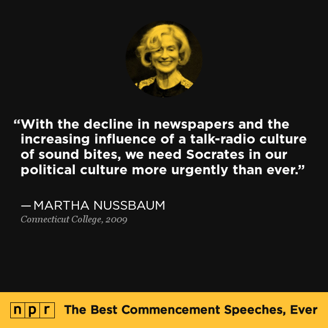 Martha Nussbaum at Connecticut College, 2009 : The Best 