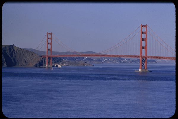 golden gate bridge 1955