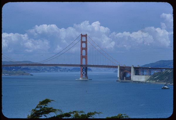 golden gate bridge 1956