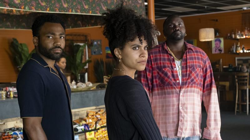 Donald Glover, Zazie Beetz and Brian Tyree Henry star in <em>Atlanta.</em>