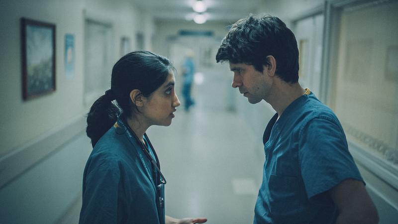 Ambika Mod and Ben Whishaw in <em>This Is Going To Hurt.</em>
