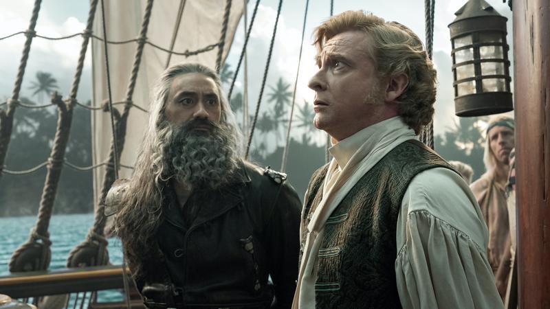 Taika Waititi and Rhys Darby star in the HBO Max series <em>Our Flag Means Death.</em>