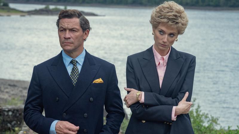 Dominic West and Elizabeth Debicki star in <em>The Crown</em>