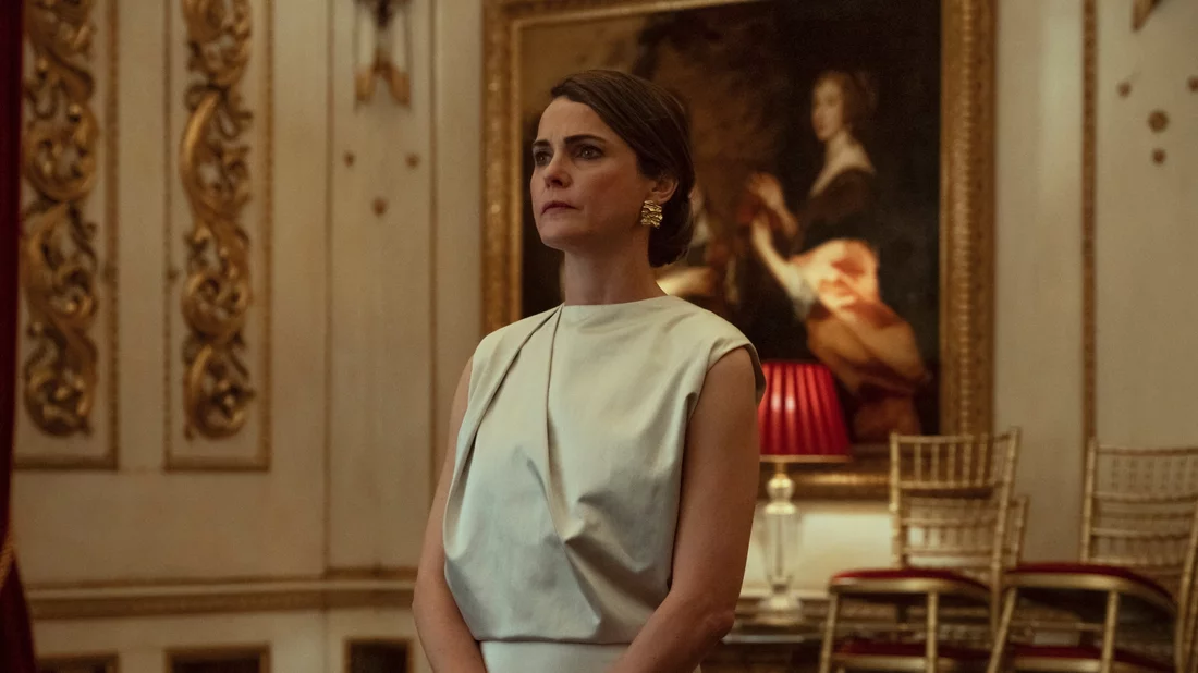 Keri Russell in </em>The Diplomat.</em>