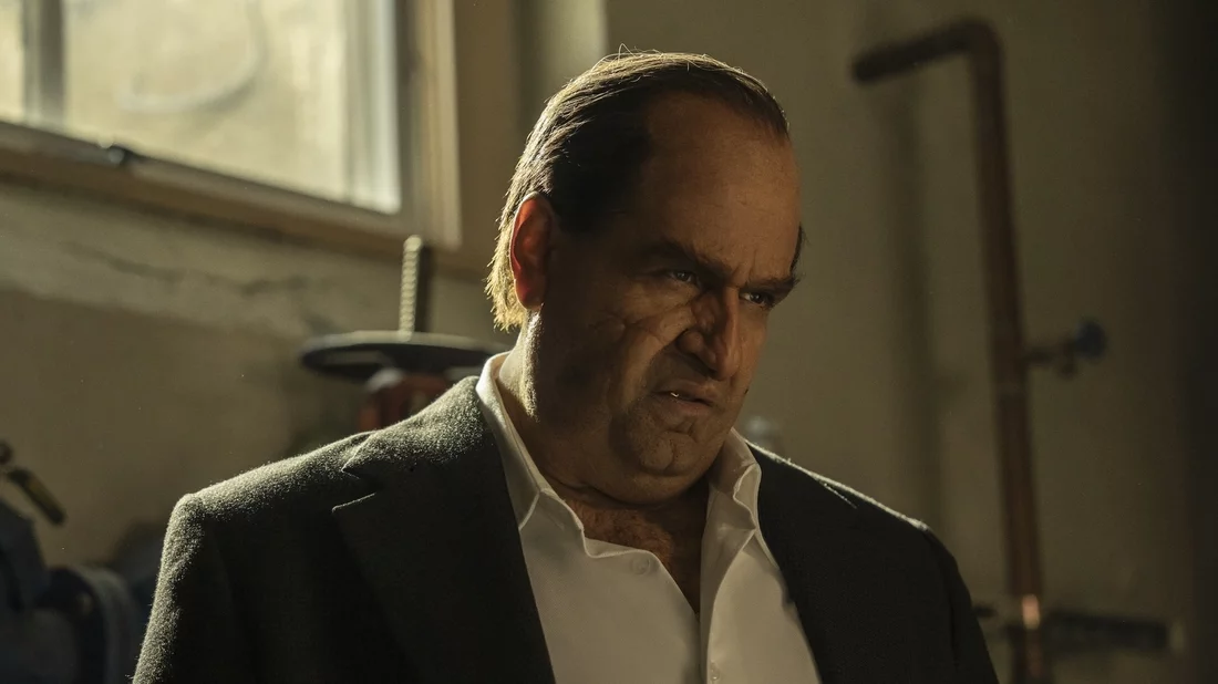 Colin Farrell in </em>The Penguin.</em>