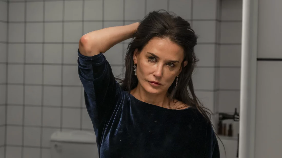 Demi Moore in </em>The Substance.</em>