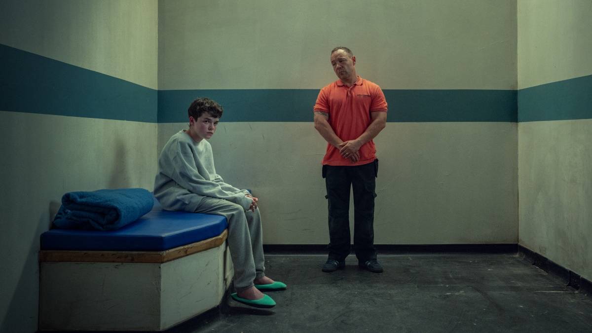 Owen Cooper and Stephen Graham in <em>Adolescence.</em>