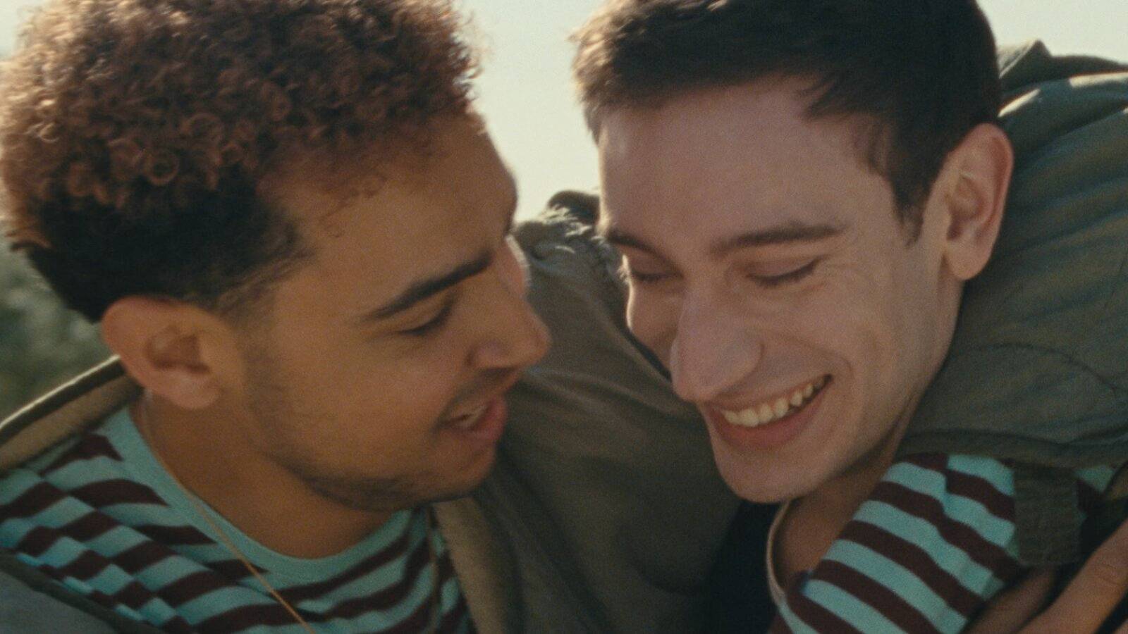 Oliver (Archie Madekwe) and Matthew (Théodore Pellerin) in <em> Lurker.</em>

