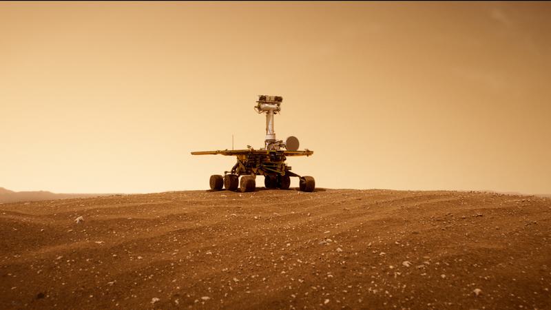 The Opportunity rover in <em>Good Night Oppy</em>