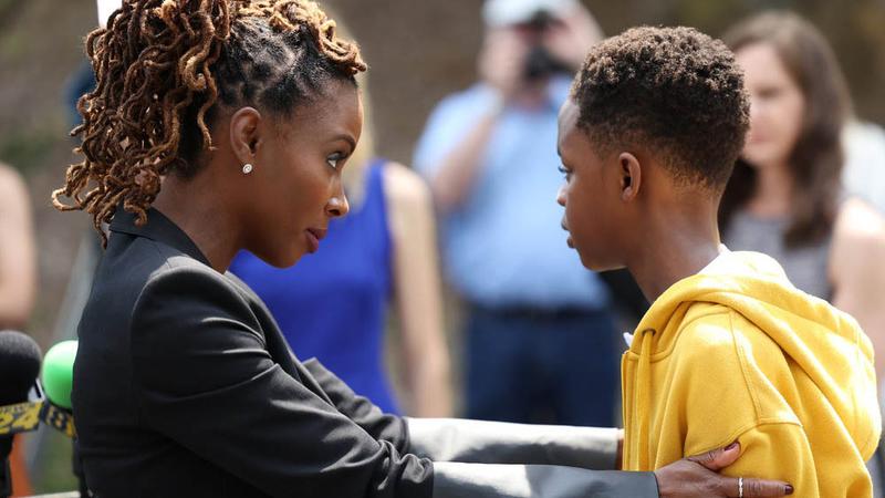 Shanola Hampton and Trayce Malachi in <em>Found</em>