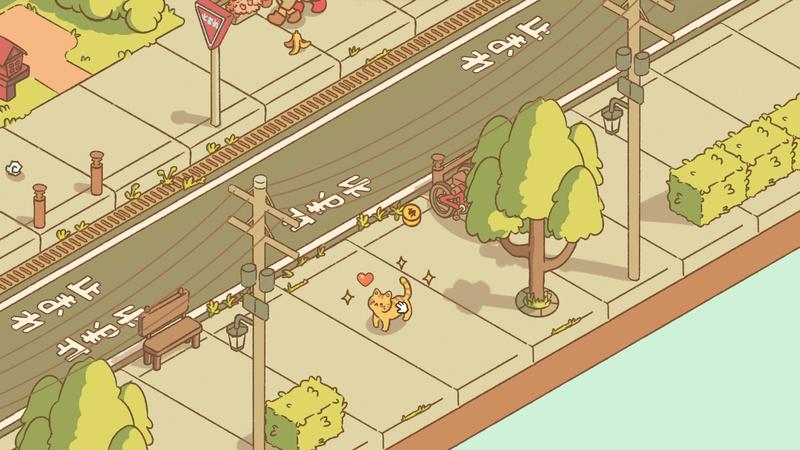 Pet cats and build your own street in Minami Lane.