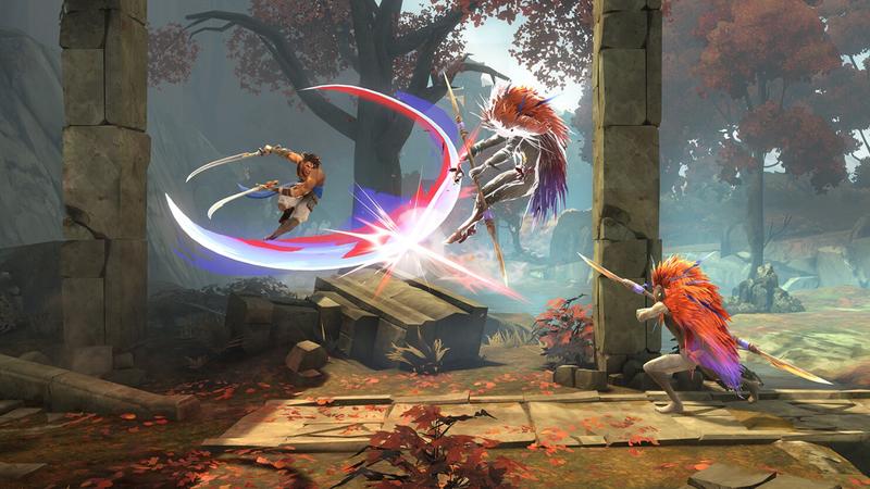 Fight through sprawling interconnected levels in Prince of Persia: The Lost Crown.