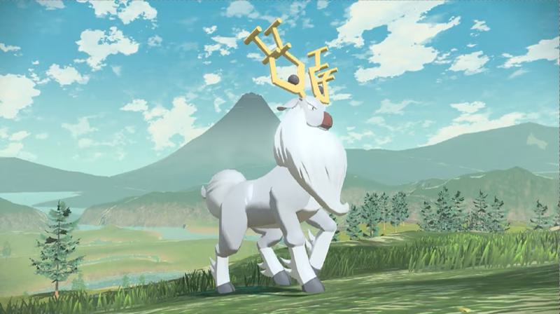 Admire Pokémon in their natural habitat in Pokémon Legends: Arceus.