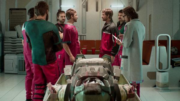 Several of the alternate versions of space survivor Jan Dolski.