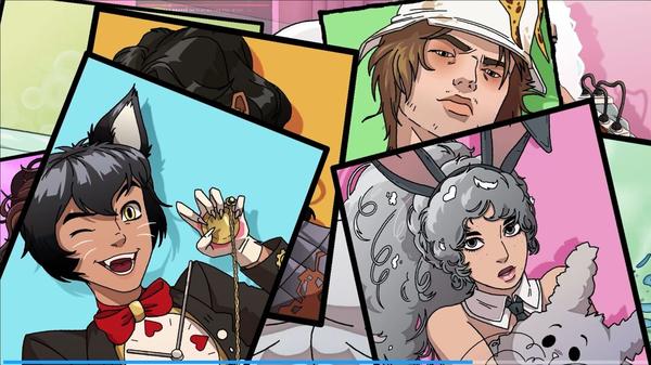 Some of the many anthropomorphized household objects in this off-the-wall dating sim.