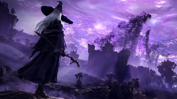 The warped landscape of Limveld, where Nightreign takes place.