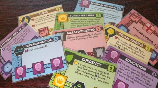 A sampling of the Innovation Ultimate's many cards.