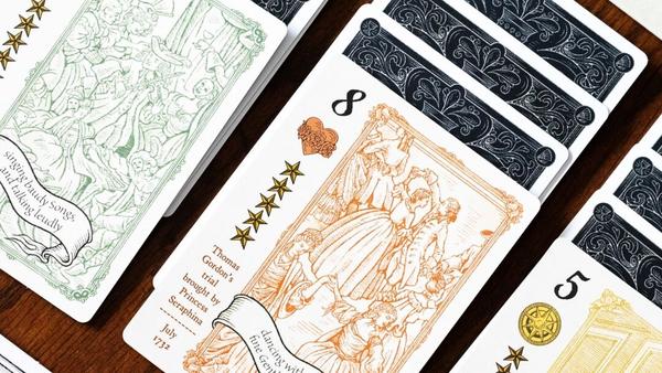 Exquisitely illustrated and historically based cards in Molly House.