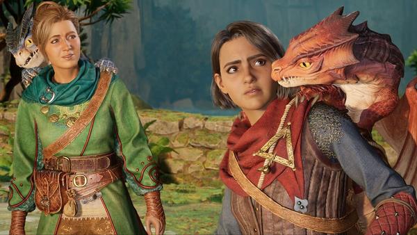 Mia and Zoe encounter baby dragons.