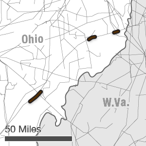 Map showing the Access South/Adair Southwest/Lebanon extension route