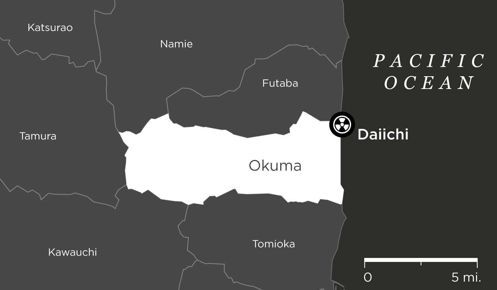 Map of Okuma