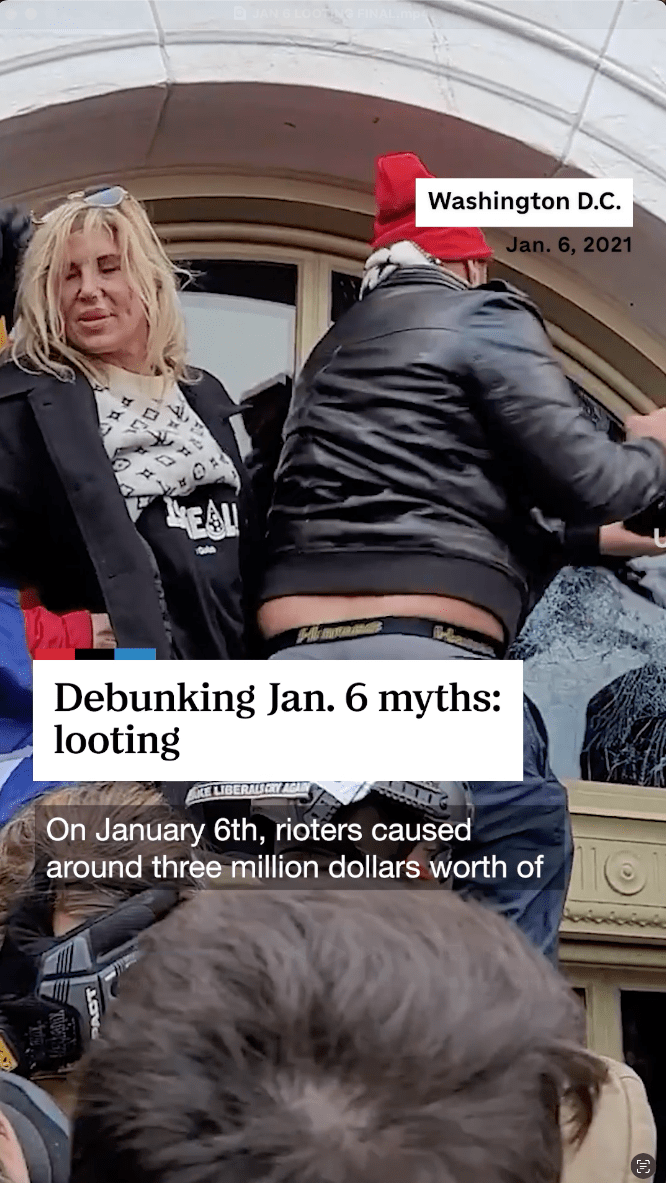 Debunking Jan. 6 myths: looting