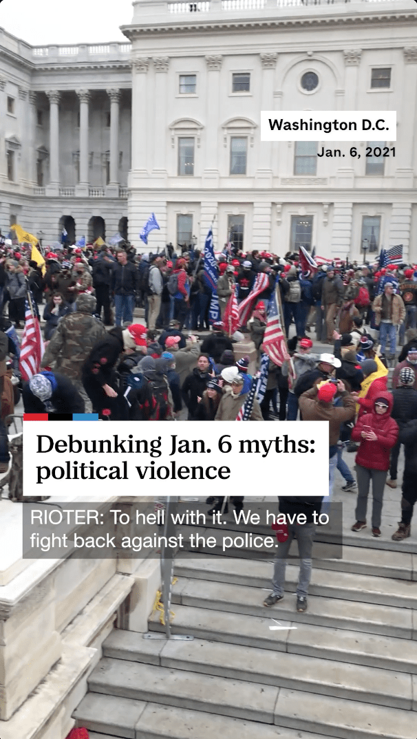Debunking Jan. 6 myths: political violence